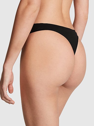 PINK - Seamless High-Leg Thong Panty in Smooth, image 2
