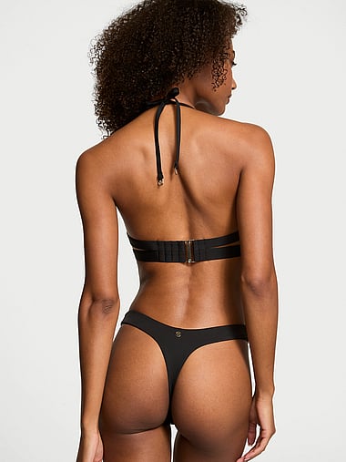 Victoria's Secret Swim - Cinched Thong Bikini Bottom in Smooth, image 1