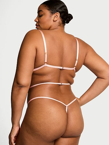 Dream Angels - Dare to Dream Lace Strappy Triangle Teddy, image 2
