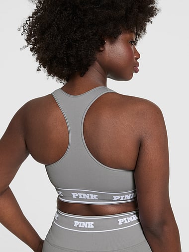 PINK - Seamless Reversible Sports Bra, image 2