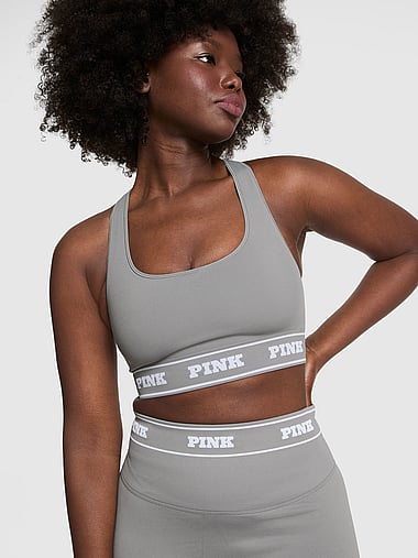 PINK - Seamless Reversible Sports Bra, image 1