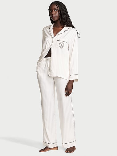 Victoria's Secret - Glazed Satin Long Pajama Set, image 1