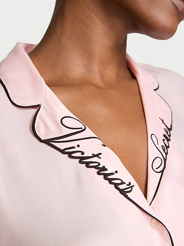 Victoria's Secret - Signature Satin Short Pajama Set, image 2