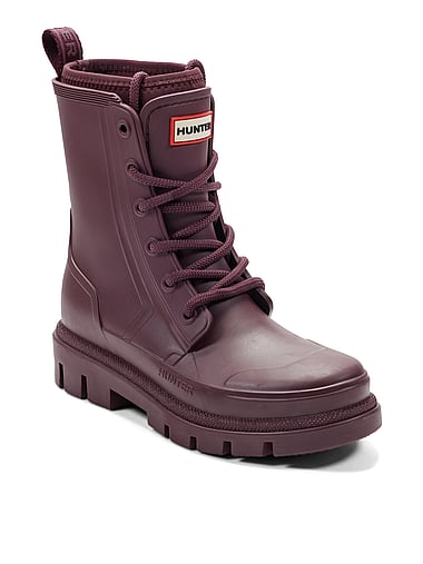 Hunter - Diana Waterproof Lace-Up Rain Boots, image 1