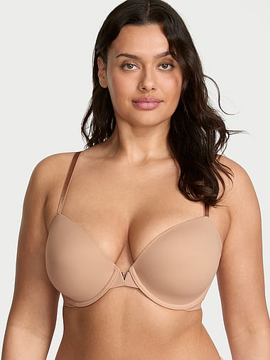 Love Cloud - Smooth Lightly Lined Plunge Demi Bra in Smooth, image 1