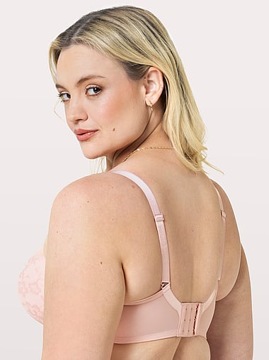 Curvy Couture - No-Show Lace T-Shirt Bra, image 2