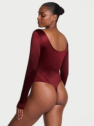 Victoria's Secret - SoSleek™ Long-Sleeve Bodysuit, image 2