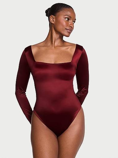 Victoria's Secret - SoSleek™ Long-Sleeve Bodysuit, image 1