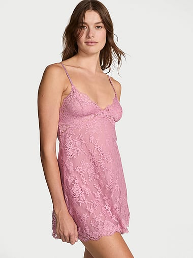 Dream Angels - Twinkle Strap Lace Mini Slip Dress, image 1
