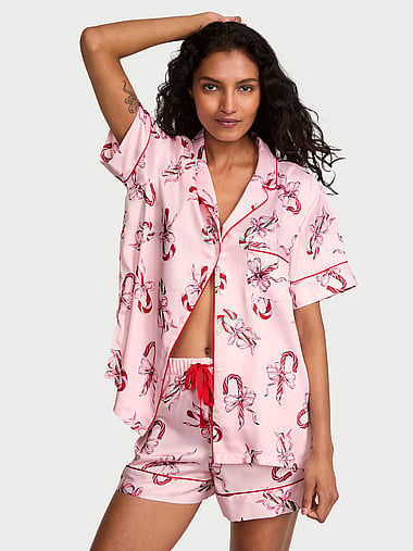 Victoria's Secret - Signature Satin Short Pajama Set