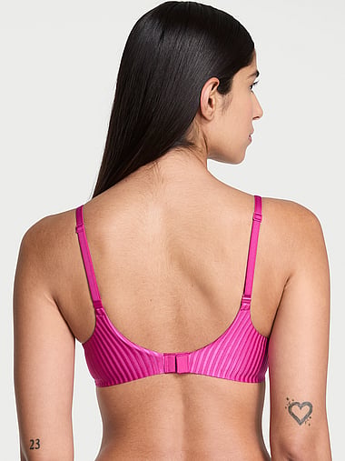 Body by Victoria - FlexFactor Lightly Lined Plunge Demi Bra in Jacquard, image 2