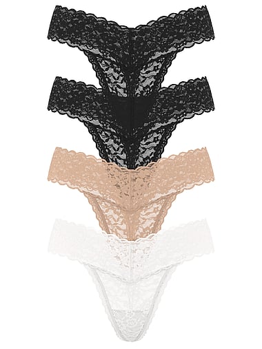 Victoria's Secret - 4-Pack Lacie Thong Panties