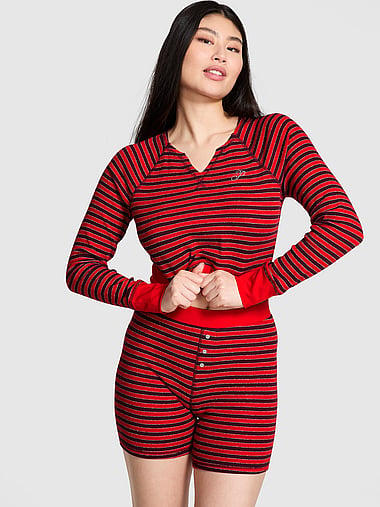 PINK - Thermal Short Pajama Set, image 1