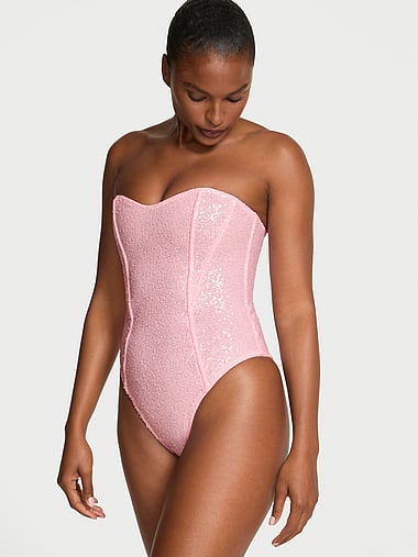 Dream Angels - Sequin Strapless Bodysuit, image 1