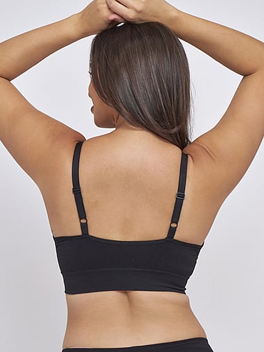 MINDD - Embellished Mesh Triangle Bralette, image 2