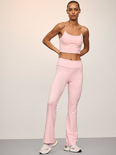 Angel Essentials - Cotton Foldover Flare Legging, image 1