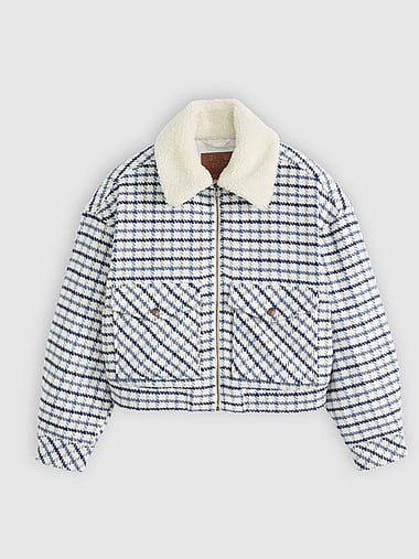 Plush Teddy Front-Snap Pullover