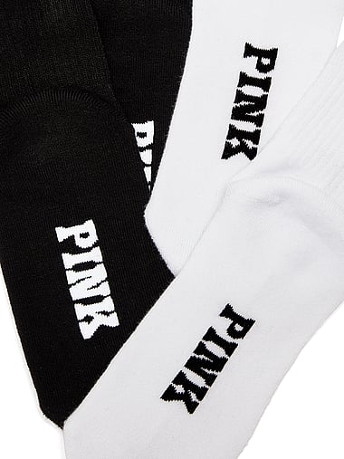 PINK - 2-Pack Quarter Socks, image 2