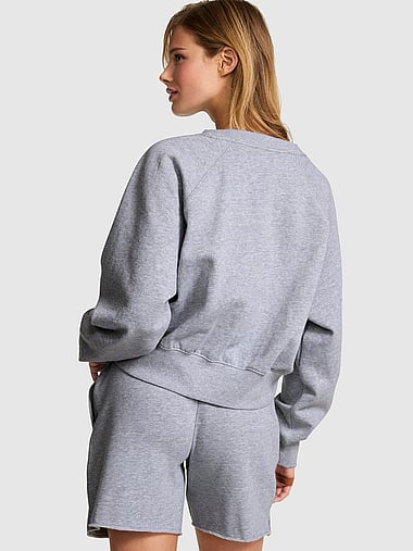 PINK - Campus Fleece™ Shrunken Crew Sweatshirt, image 2