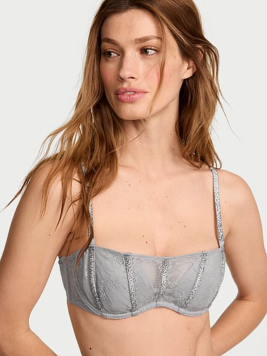 sexy grey lingerie One-Piece Sexy Lingerie - Lace Up Halter Bodysuit main image 0