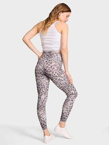 Legging Capri Femme Victoria's Secret Sport Knockout Crop - Taille XS, Gris, 17 Pouces, Très Bon état