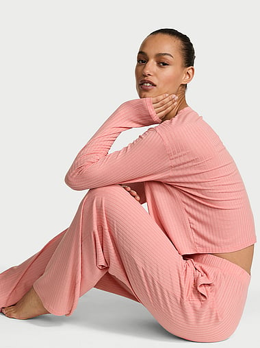 Victoria's Secret - SoSoft™ Modal Wide-Rib Long Lounge Set, image 2