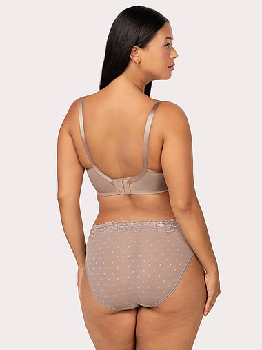 Curvy Couture - Sheer Whisper High Cut Brief Panty, image 2