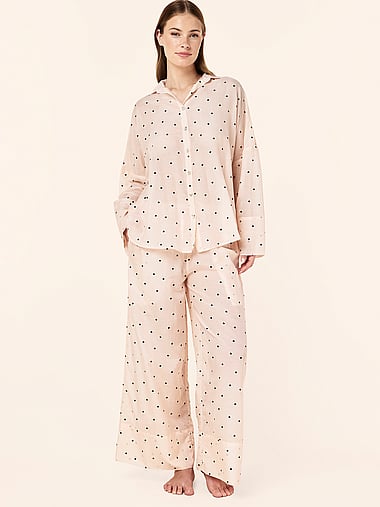 Papinelle - Hearts Full-Length Cotton PJ Set, image 1