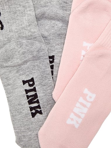 PINK - 2-Pack Quarter Socks, image 2