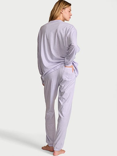 Pyjama Victoria's Secret Bas XS + T-shirt Comfort Colors M Gris - Occasion TB