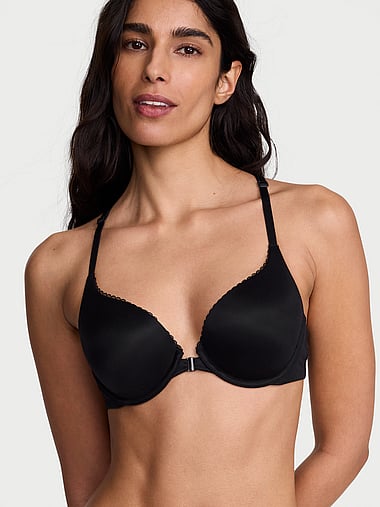 Body by Victoria - Perfect Shape Lace Racerback Push-Up Bra, image 1