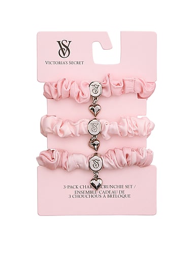 Victoria's Secret - 3-Pack Heritage Stripe Skinny Charm Scrunchie Set, image 2