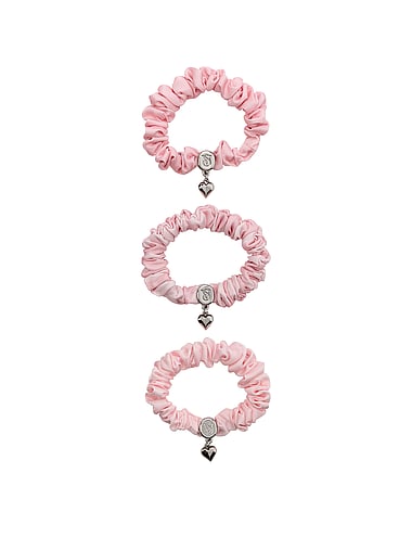 Victoria's Secret - 3-Pack Heritage Stripe Skinny Charm Scrunchie Set, image 1