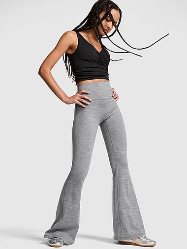JURANMO Women's Bootcut Yoga Pants - Flare Leggings For Women High Waisted Crossover Workout Lounge Bell Bottom Jazz Dress Pants