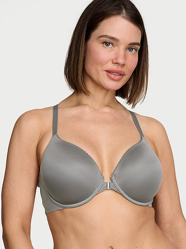 Body by Victoria - Lightly Lined Lace Racerback Full-Coverage Bra, image 1