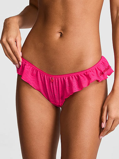 PINK - GRWPINK™ Flutter Tanga Panty, image 1