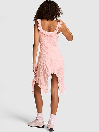 open lace back dress Nova One Shoulder Twist Bodycon Mini Dress • Shop American Threads Women's Trendy Online Boutique White / L main image 0