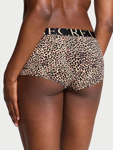 Cotton - Exploded Logo Cotton Boyshort Panty, image 2