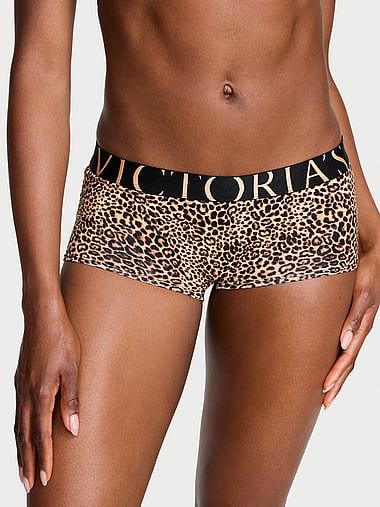 Cotton - Exploded Logo Cotton Boyshort Panty, image 1
