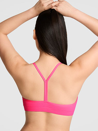 PINK - AnyWear Low-Scoop Racerback Bra, image 2