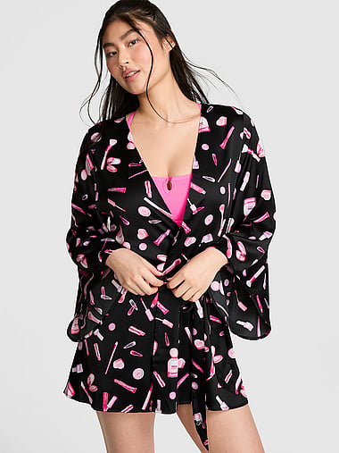 Халат GRWPINK™, атлас — PINK