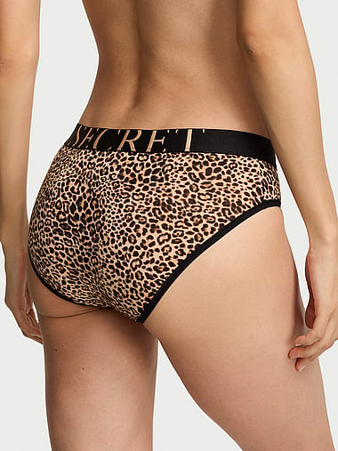 Cotton - Exploded Logo Cotton Hiphugger Panty, image 2