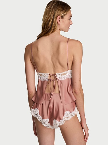 sexy satin lingerie Avidlove Lingerie for Women Plus Size Satin Lace Nightgown Chemise Mini  Teddy Nightwear Red XS at Amazon Women's Clothing store main image 1
