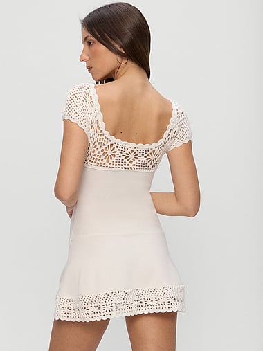 victoria secret short dresses SoSoft Modal Lace-Trim Mini Slip Dress