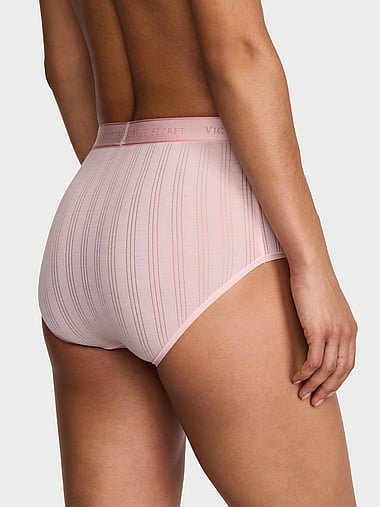Cotton - SoSoft™ Modal Ultra-Fine Logo Modern Brief Panty, image 2