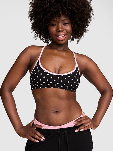 All-Day Cotton™ Low-Scoop Racerback Bra, image 1