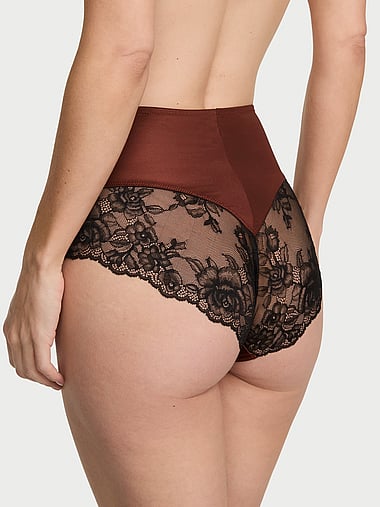 Very Sexy - Smooth Lace-Trim High-Waist Brief Panty, image 2