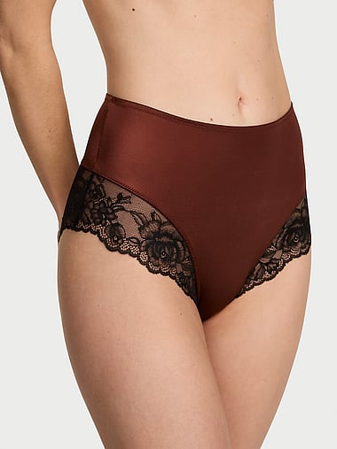 Very Sexy - Smooth Lace-Trim High-Waist Brief Panty, image 1
