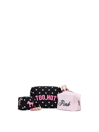 PINK - Makeup Bag Trio, image 1