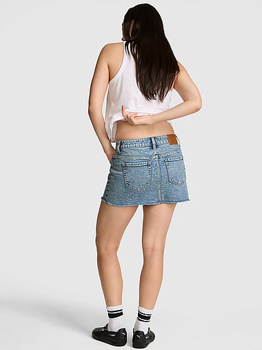 PINK - Denim by PINK Mini Jean Skirt, image 2